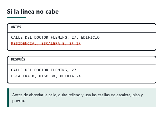 Etiqueta de ejemplo con una línea demasiado larga cuyo final aparece resaltado en negro como texto que no se imprimiría