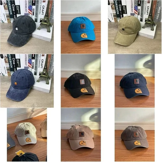 Gorras de algodón de varios colores